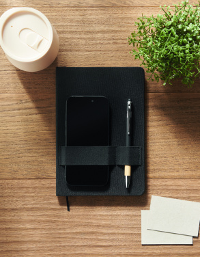 Logotrade advertising product picture of: A5 RPET notebook with pen