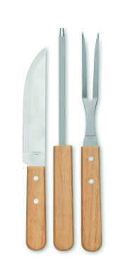 Logo trade promotional items picture of: Stainless steel barbecue tools