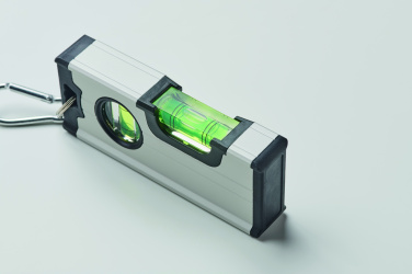 Logo trade business gifts image of: Mini magnetic aluminium level