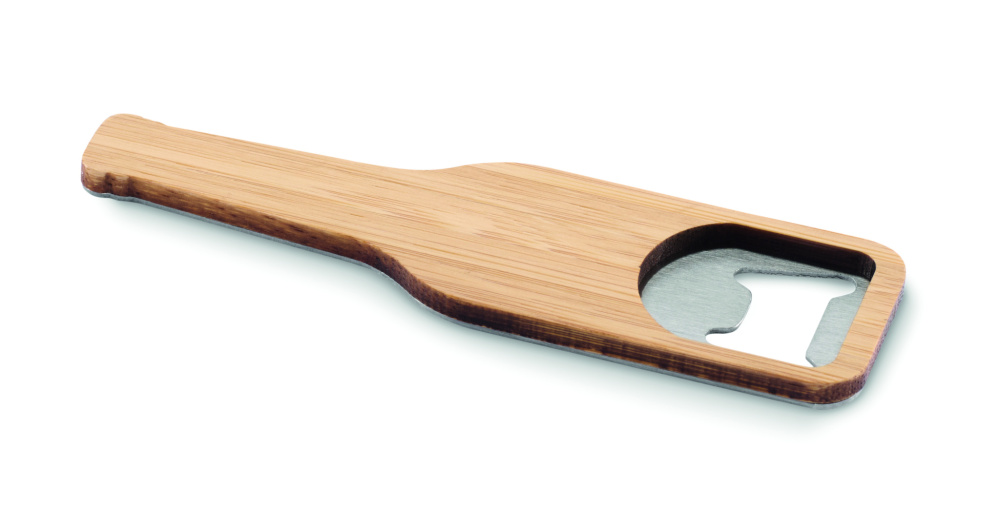 Logotrade promotional product picture of: Bamboo bottle opener