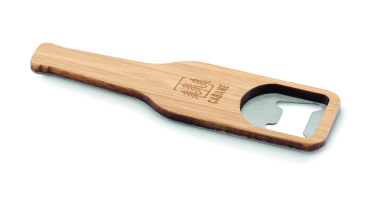 Logotrade promotional items photo of: Bamboo bottle opener
