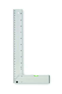 Logo trade promotional gifts image of: Aluminium level ruler 30 cm