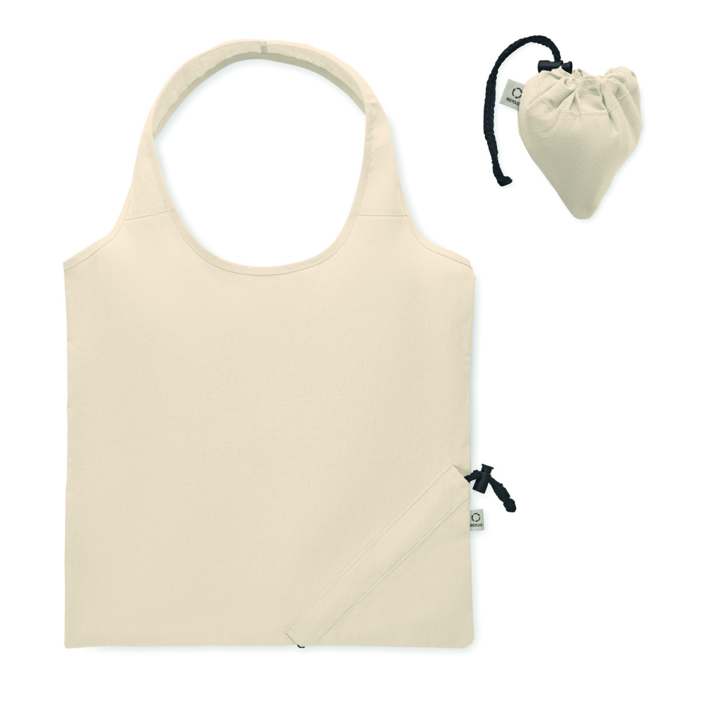 Logo trade promotional merchandise image of: Foldable shopping bag 140 gr/m²