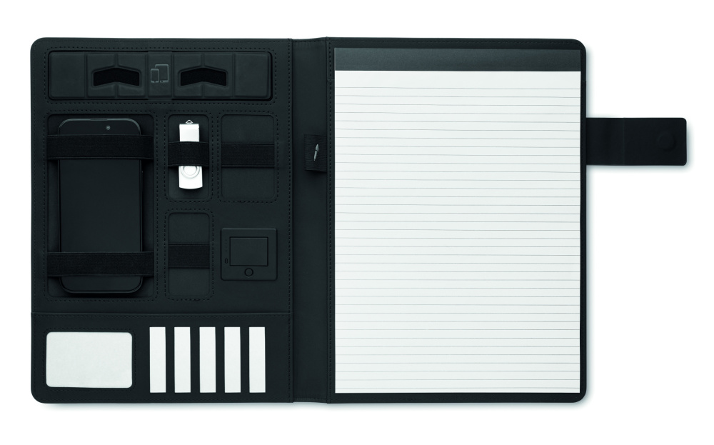 Logotrade business gifts photo of: A4 folder and wireless charger