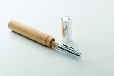 Logo trade promotional gift photo of: Metal twist ball pen in tube