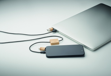 Logo trade promotional gift photo of: 60W charging cable