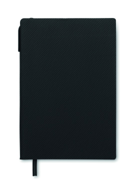Logo trade promotional giveaways image of: A5 PU notebook with pen