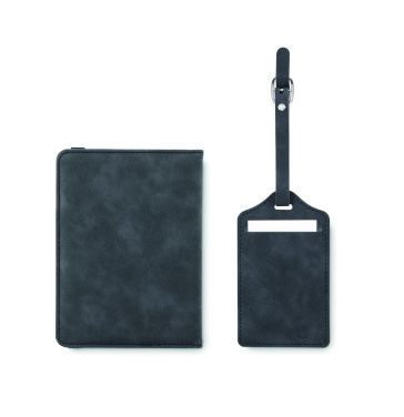 Logotrade promotional item image of: Passport and luggage tag set