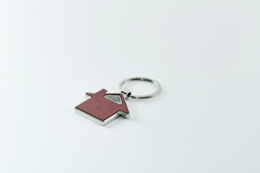 Logotrade promotional item image of: House shaped key ring