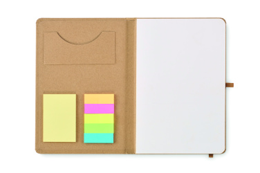 Logo trade promotional giveaway photo of: A5 notebook recycled paper set