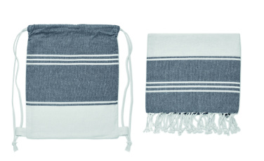 Logo trade promotional giveaways image of: Hammam towel drawstring set