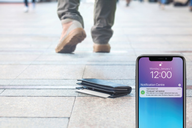 Logotrade advertising product picture of: Findcard RCS recycled plastic item finder card