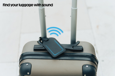 Logotrade business gift image of: Globetrack RCSrPolyester luggage tag with worldwide locating