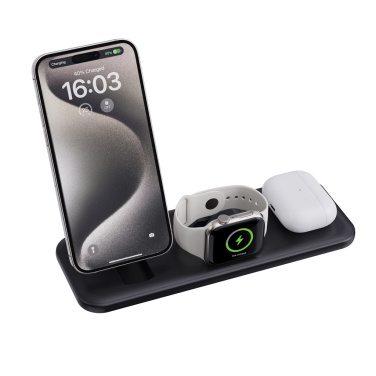 Logotrade corporate gift picture of: Urban Vitamin Torrance 3 in 1 magnetic 15W charger