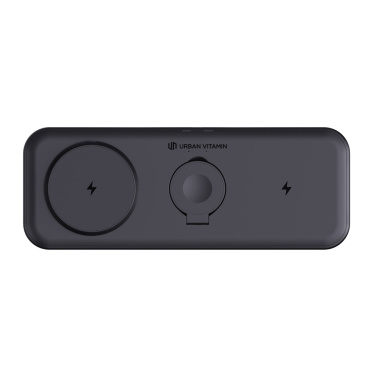 Logotrade promotional product image of: Urban Vitamin Torrance 3 in 1 magnetic 15W charger