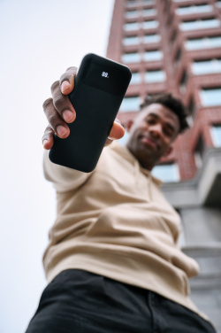 Logo trade promotional gifts picture of: Turbopack RCS rplastic powerbank 10.000 integrated cables