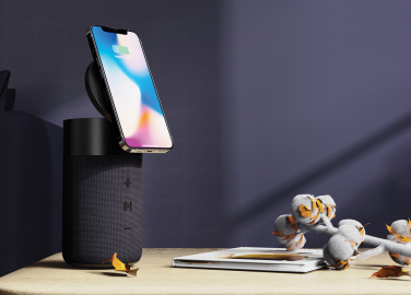 Logotrade promotional giveaway picture of: Urban Vitamin Anaheim RCS recycled 10W speaker 15W charger