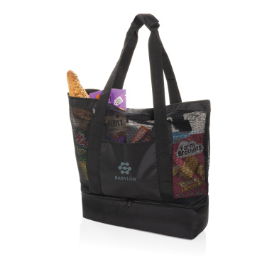 Logo trade advertising products image of: Iqlo Aware™ RPET 2-in-1 cooler tote