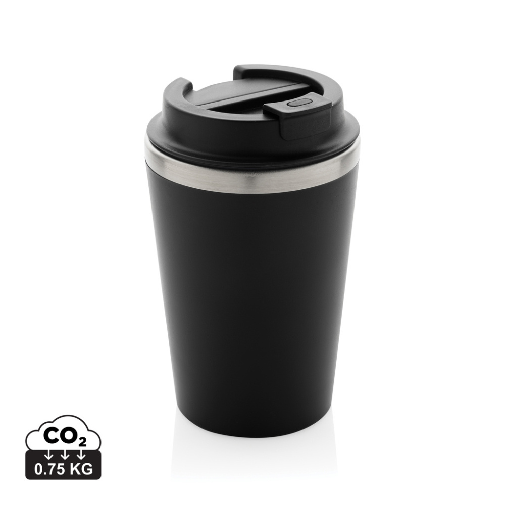 Logo trade business gifts image of: Java RCS recycled double wall tumbler 350ML