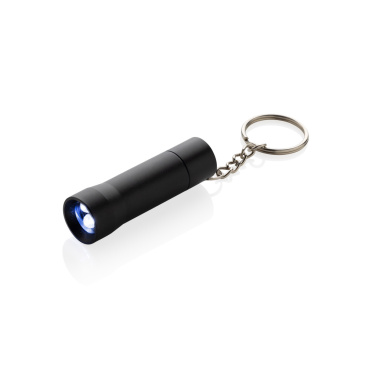 Logo trade corporate gifts image of: Flash RCS recycled aluminium keychain torch