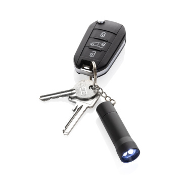 Logo trade promotional items picture of: Flash RCS recycled aluminium keychain torch