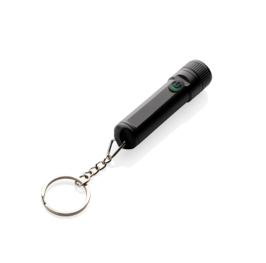 Logotrade promotional gift picture of: Gear X rechargeable ultra bright keychain torch