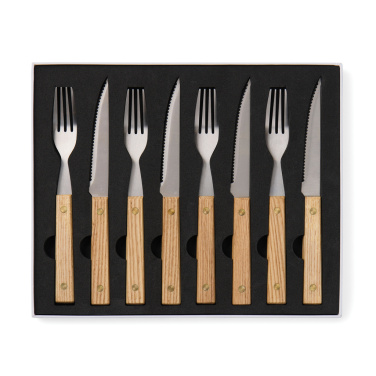 Logotrade promotional item image of: VINGA Paso 8 pcs bbq cutlery set
