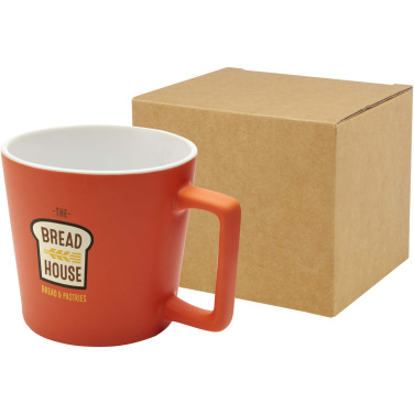 Logo trade business gifts image of: Cali 370 ml ceramic mug with matt finish