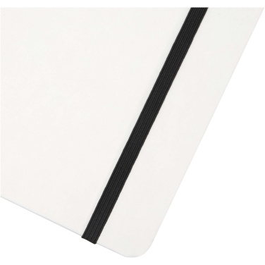 Logotrade promotional item picture of: Holm A5 stone paper hard cover notebook with lined pages
