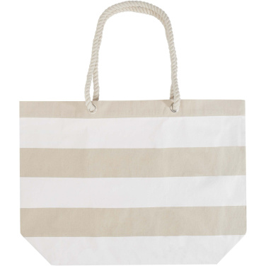 Logo trade promotional item photo of: Florida 270 g/m² GRS recycled beach tote bag 18L