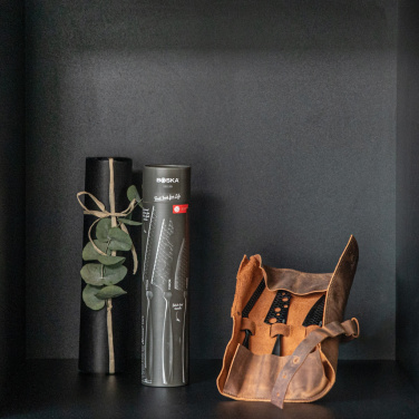 Logo trade promotional item photo of: BOSKA Cheese Knife Set Monaco+ Black