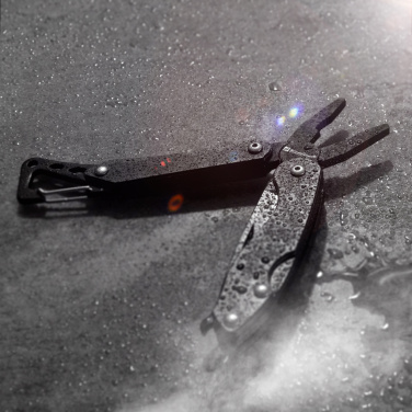Logo trade business gift photo of: Multitool AWU Schwarzwolf