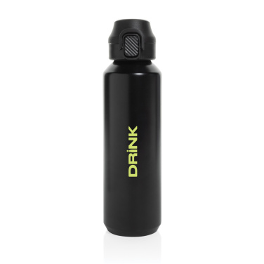 Logo trade corporate gifts image of: Via RCS Re-steel lockable sport bottle 600ML