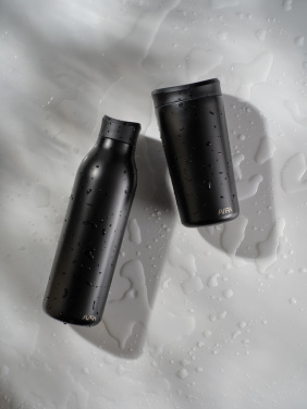 Logo trade promotional gifts image of: Avira Alok RCS re-steel 360 waterbottle 600ML