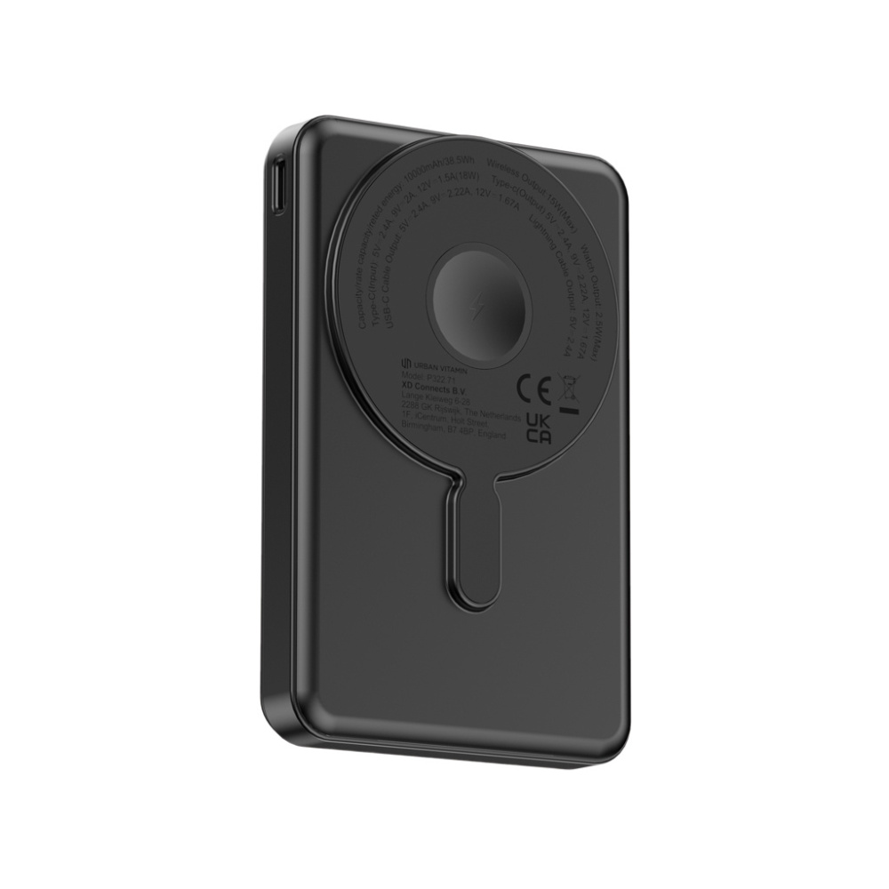 Logo trade promotional gifts picture of: Urban Vitamin Delano 5in1 10,000mah 20WPD magnetic powerbank