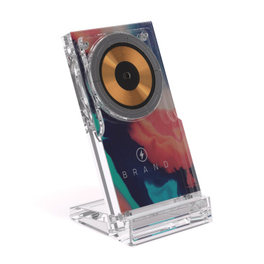 Logotrade promotional merchandise photo of: Magcharge 15W magnetic wireless charging stand