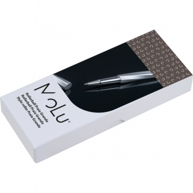 Logotrade promotional giveaway image of: MoLu brass rollerball Praia Grande