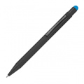 Metal ballpoint pen with touch function Ohara, light blue