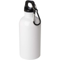 Oregon 400 ml RCS certified single wall stainless steel water bottle with carabiner, White