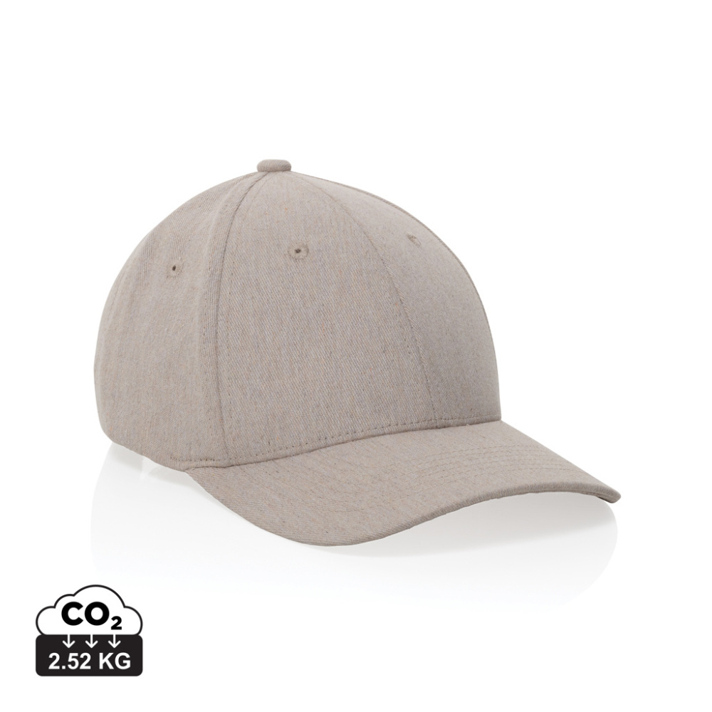 Logo trade promotional products picture of: Milo AWARE™ recycled heather 6 panel cap 200gr