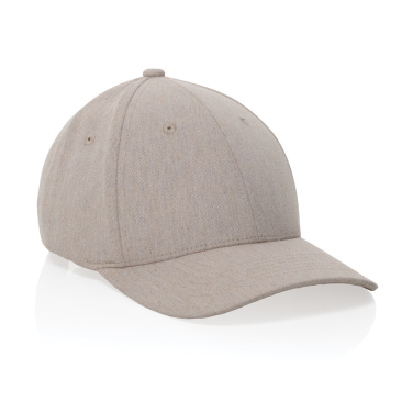Logo trade promotional item photo of: Milo AWARE™ recycled heather 6 panel cap 200gr
