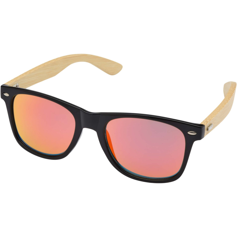 Logo trade corporate gifts image of: Hue sunglasses with bamboo temples