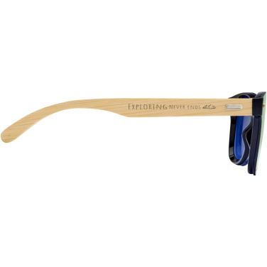 Logotrade promotional gift image of: Tan sunglasses with bamboo temples