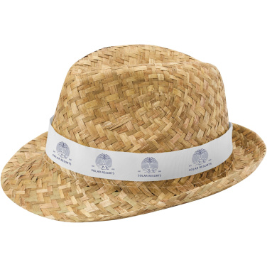 Logo trade promotional items image of: Pricus straw hat