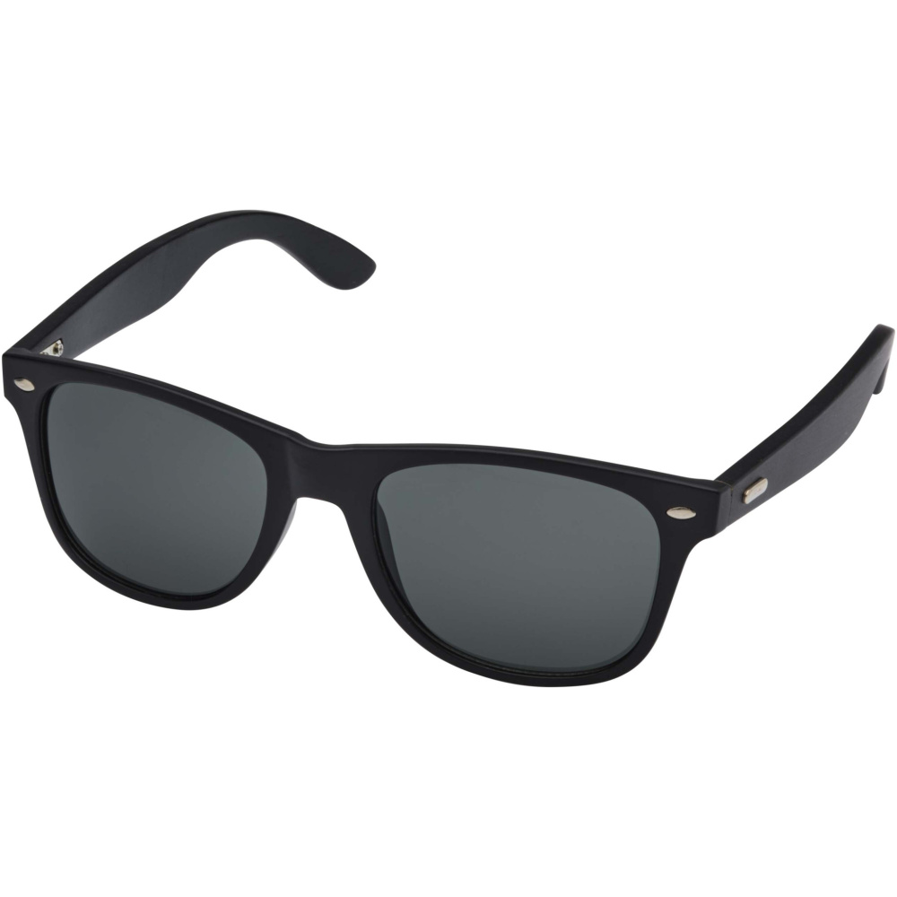 Logo trade promotional products picture of: Arlo bamboo sunglasses with black coating
