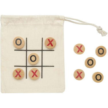 Logotrade corporate gift image of: Whorl wooden tic, tac, toe game
