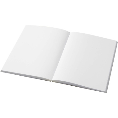 Logo trade business gift photo of: Novella Austen A5 recycled soft cover kraft notebook - 100 sheets