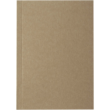 Logo trade advertising product photo of: Novella Austen A6 recycled soft cover kraft notebook - 100 sheets
