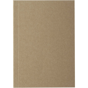 Logo trade advertising products picture of: Novella Austen A6 recycled soft cover kraft notebook - 50 sheets