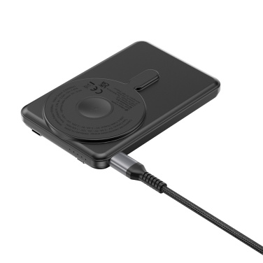 Logotrade promotional item picture of: Urban Vitamin Redwood 5in1 5000mah 20W PD magnetic powerbank